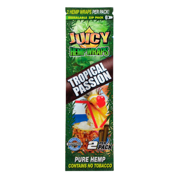 Juicy Jay Hemp Wraps / 2pk / Tropical Passion